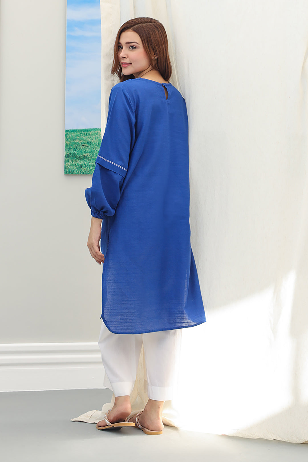 Embroidered Kurta - 0768