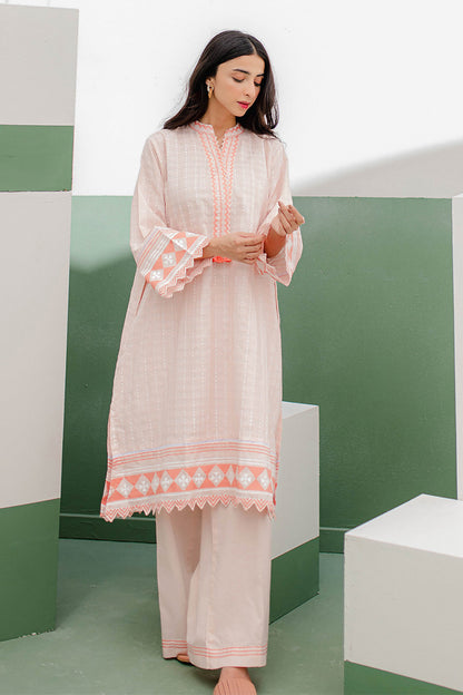 Embroidered Kurta Trouser - 0678