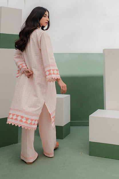 Embroidered Kurta Trouser - 0678