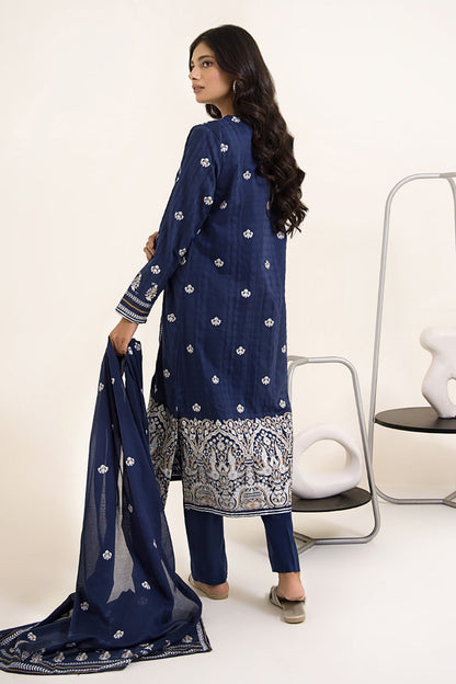 Embroidered Kurta Dupatta Trouser - 0754