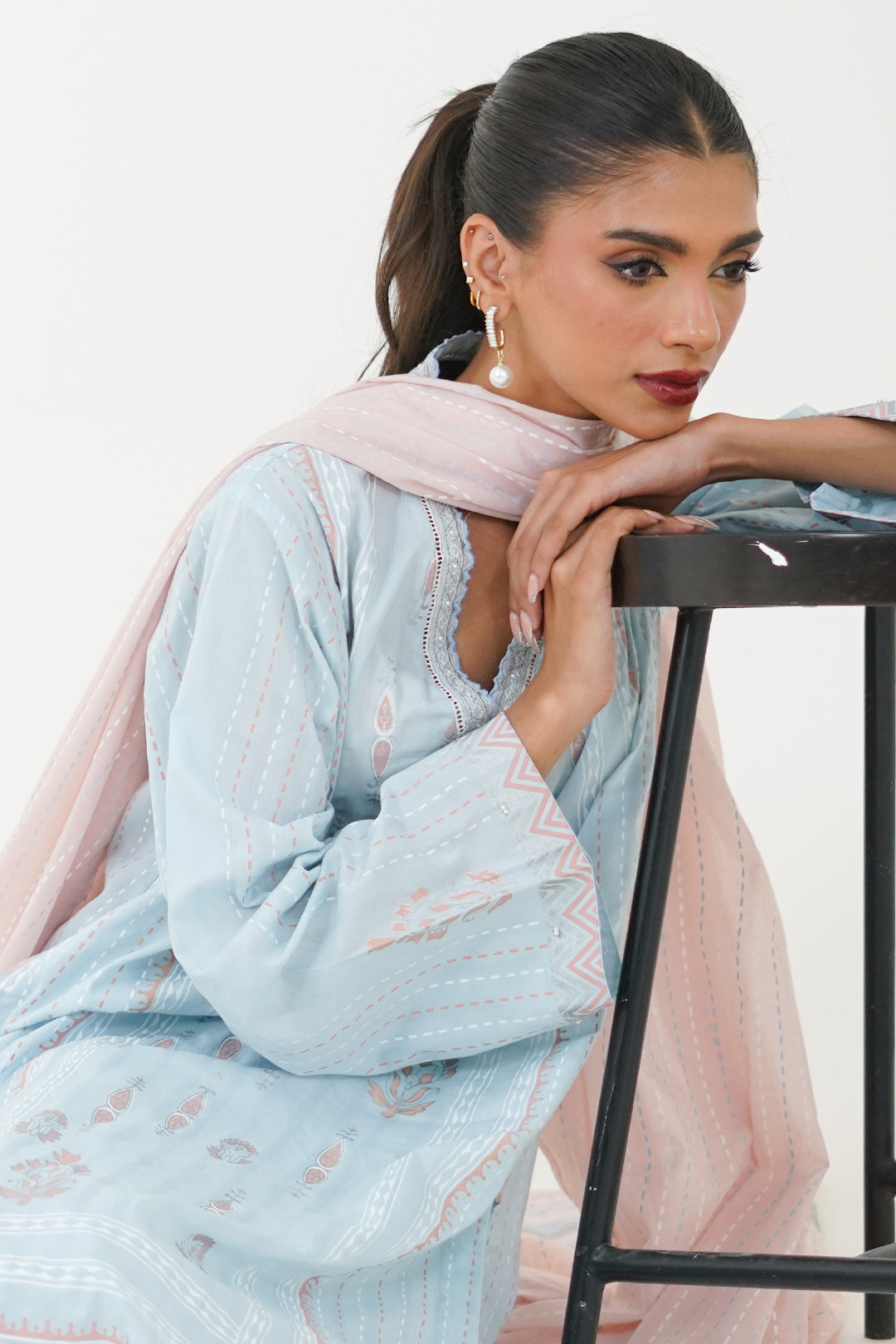 Zellbury | Summer Pret | Embroidered Kurta Trouser - 2122