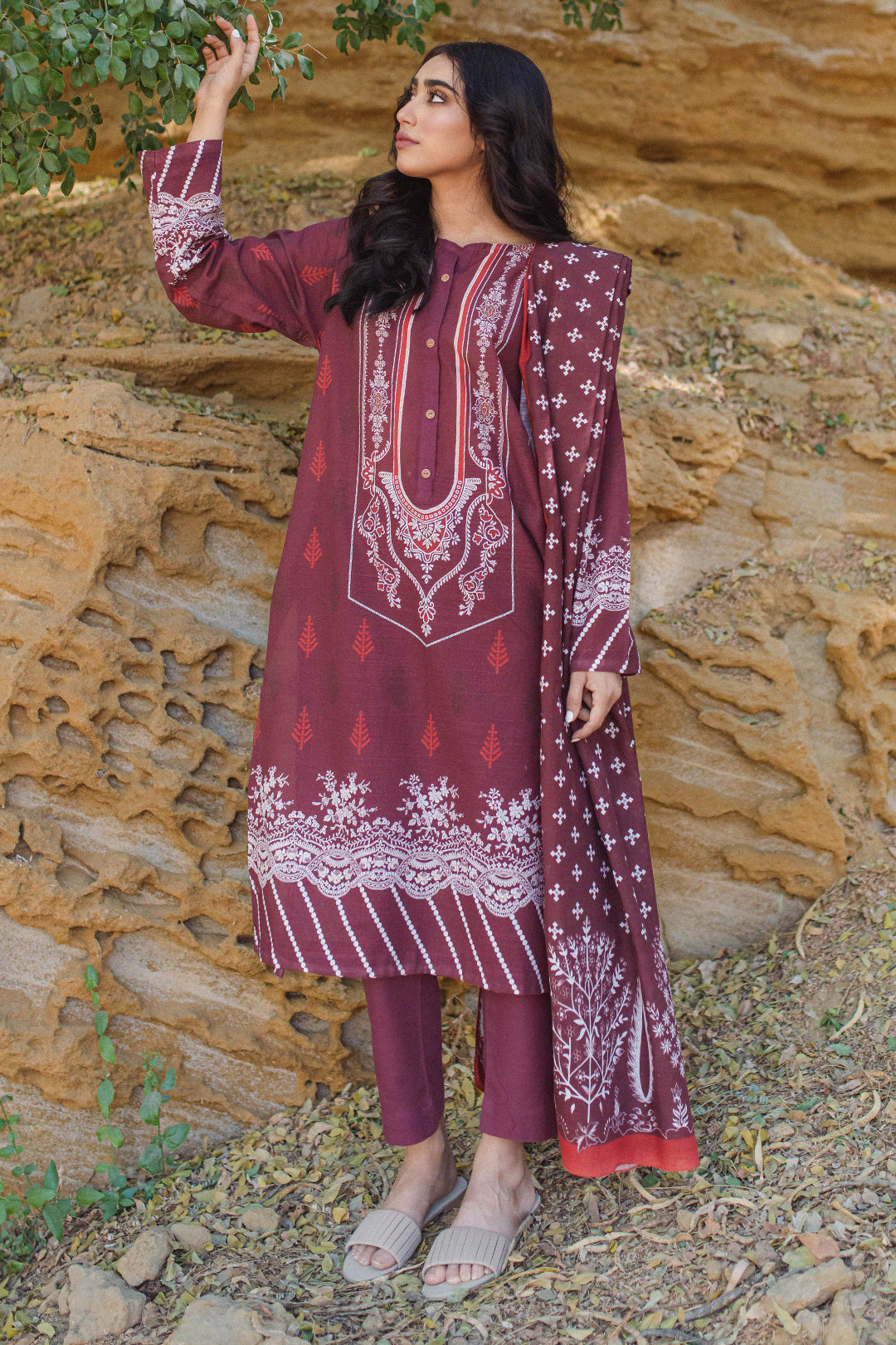 Kurta Dupatta Trouser - 0777