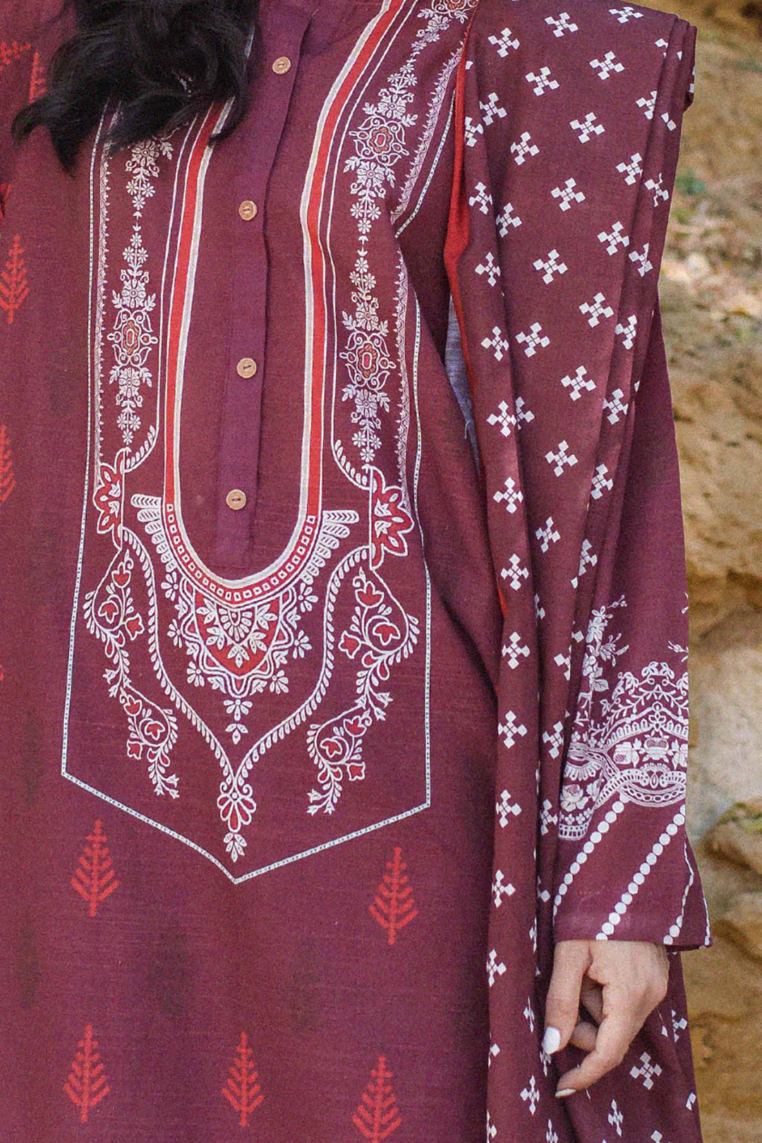 Kurta Dupatta Trouser - 0777