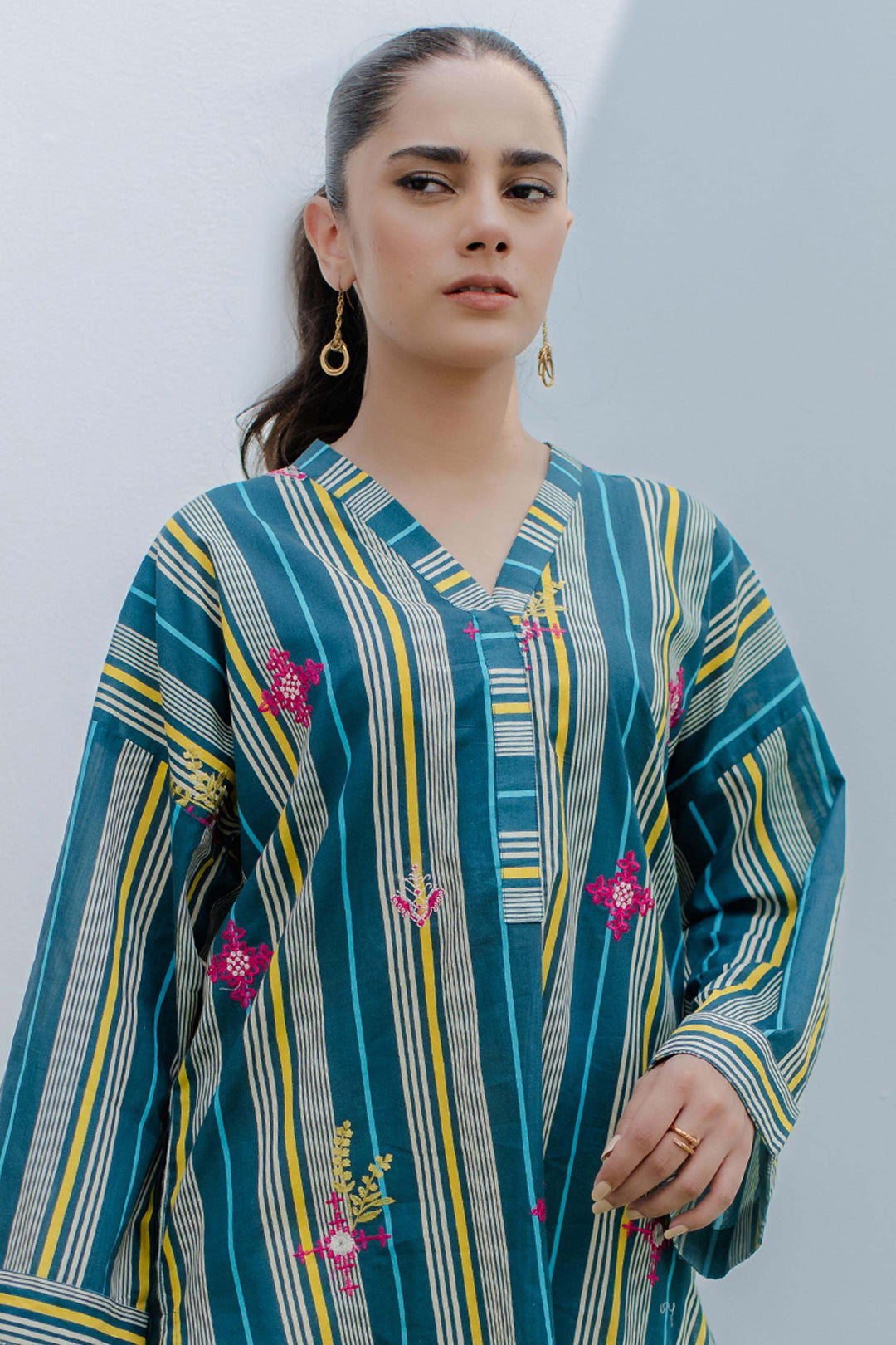 Embroidered Kurta - 1349