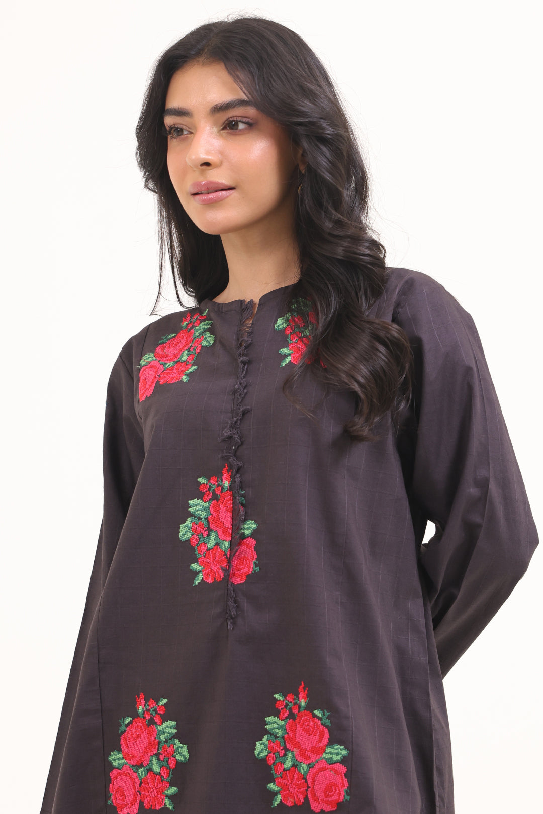 Embroidered Kurta - 1387