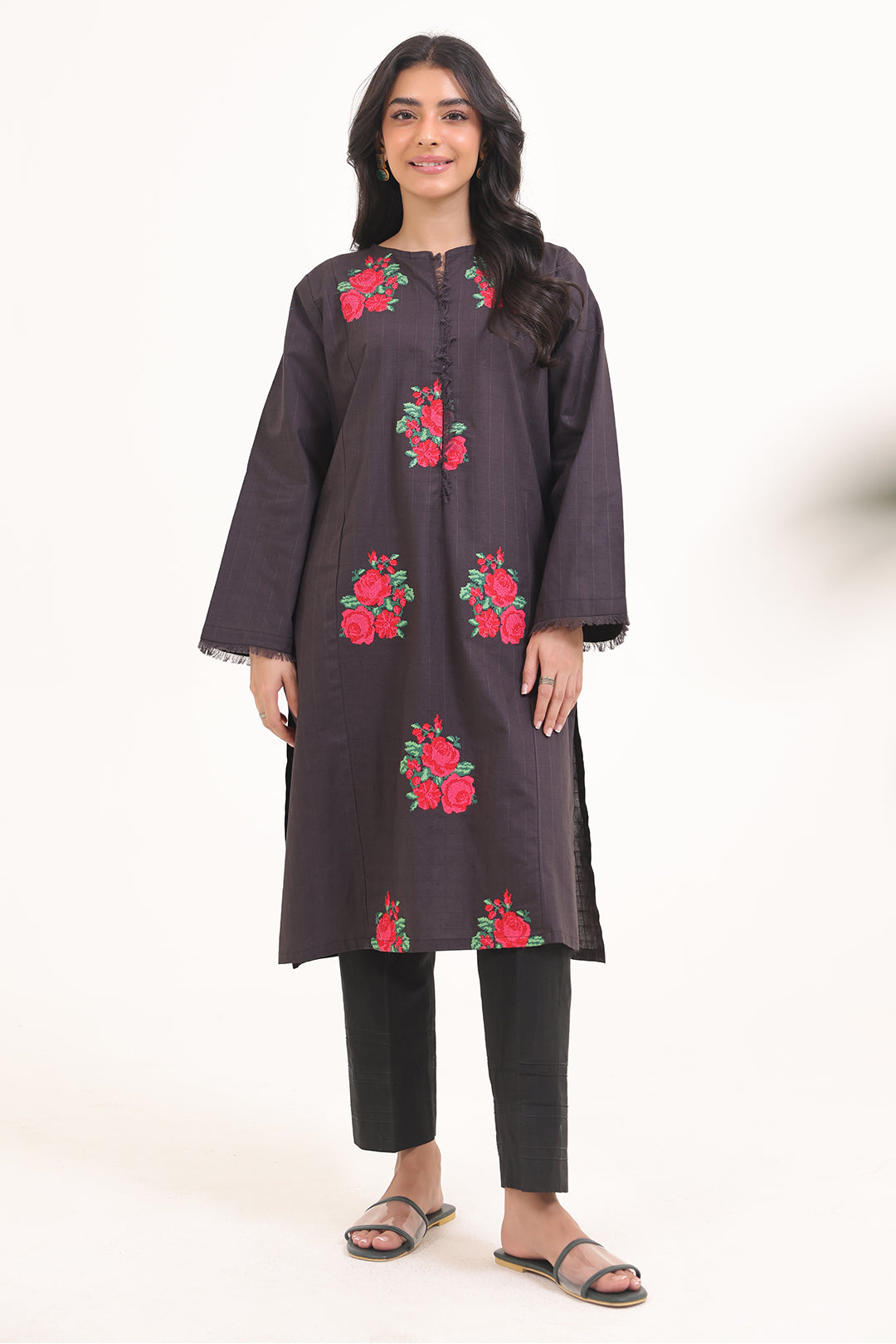 Embroidered Kurta - 1387