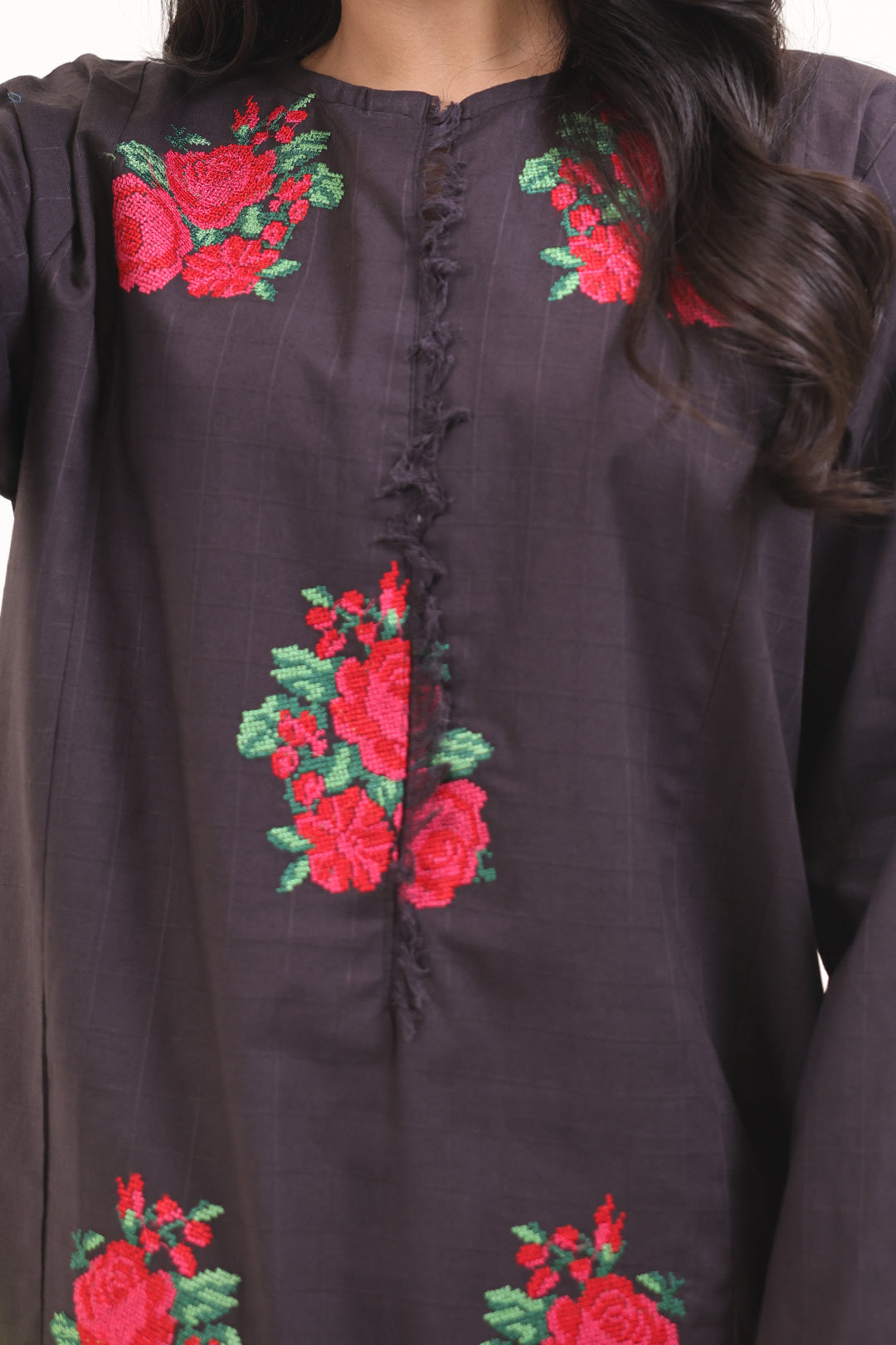 Embroidered Kurta - 1387