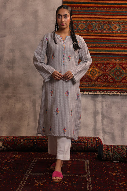 Embroidered Kurta - 1435