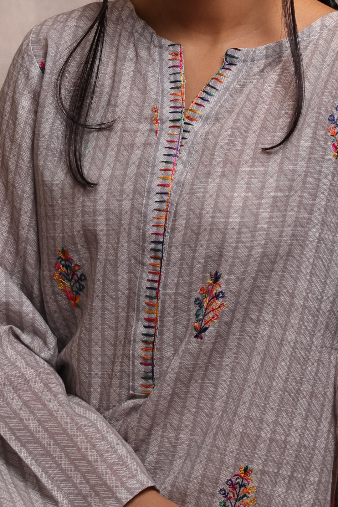 Embroidered Kurta - 1435