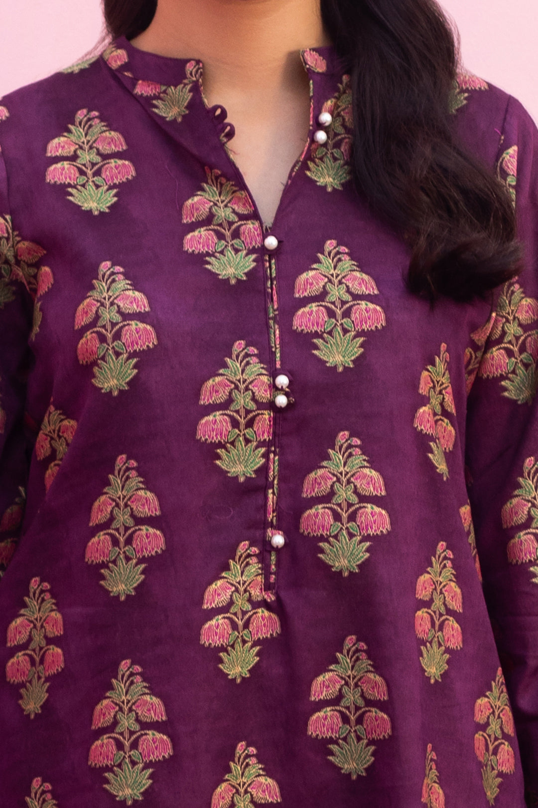 Embroidered Kurta - 1437