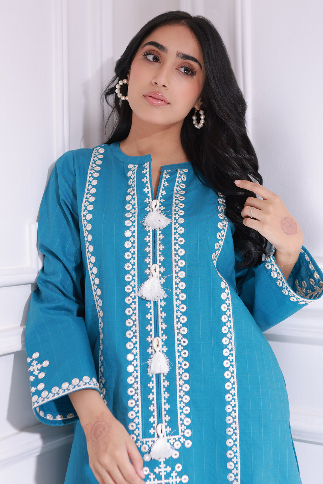 Embroidered Kurta - 1439
