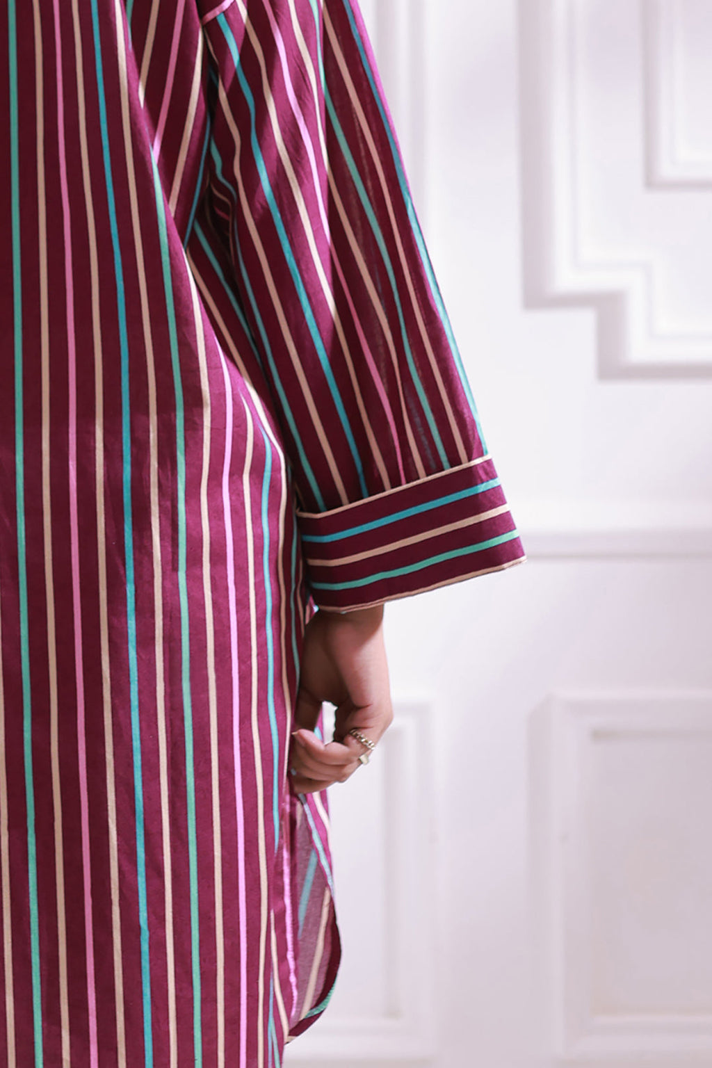 Embroidered Kurta - 1476