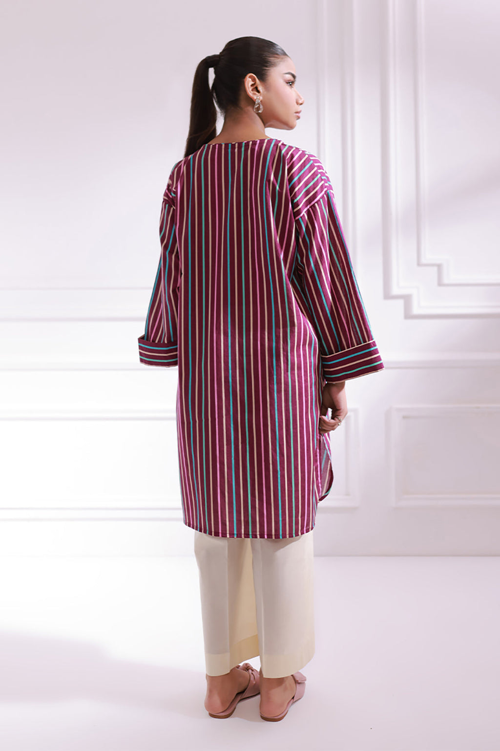 Embroidered Kurta - 1476