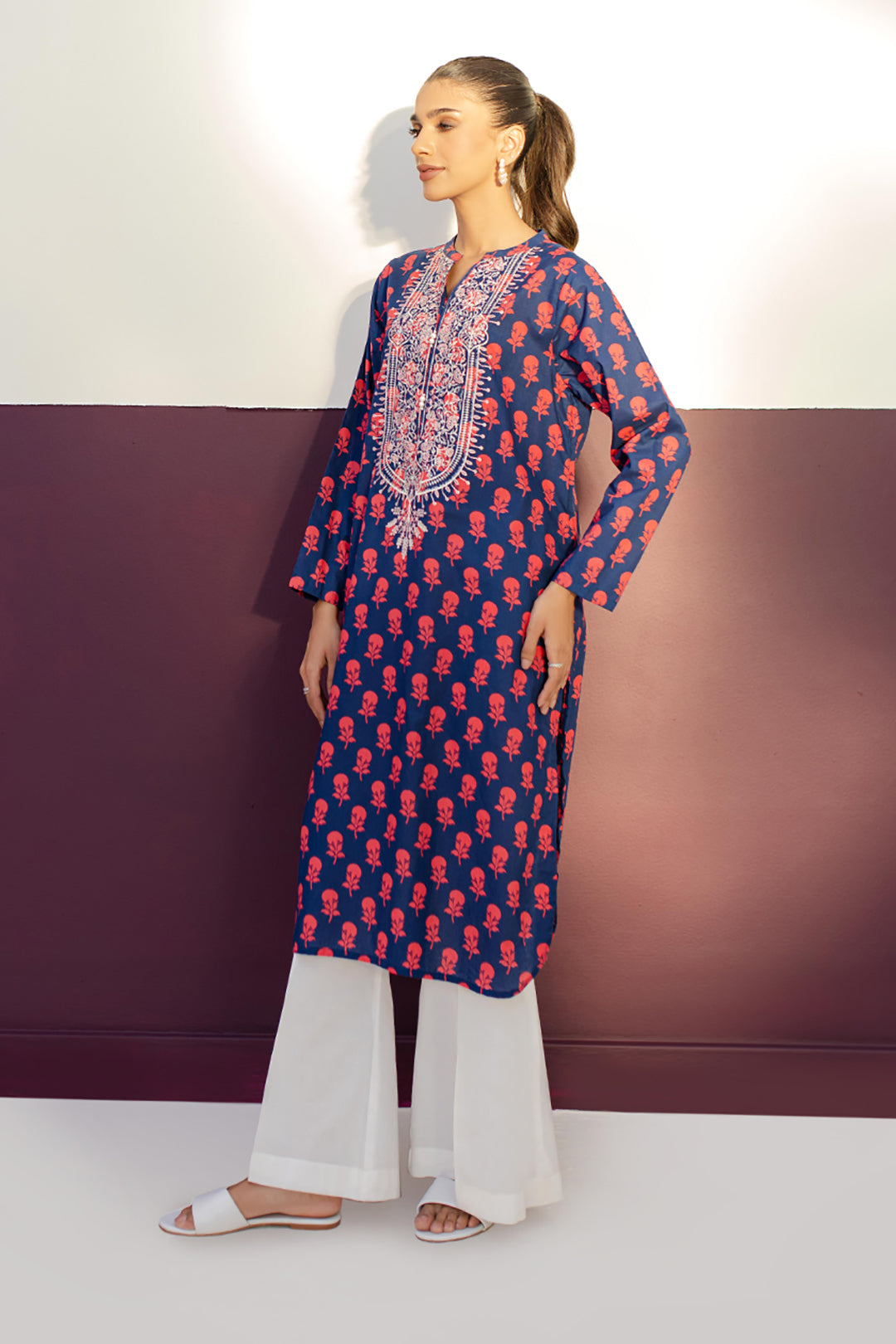 Embroidered Kurta - 1506