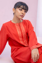 Embroidered Kurta Trouser - 1401
