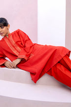 Embroidered Kurta Trouser - 1401