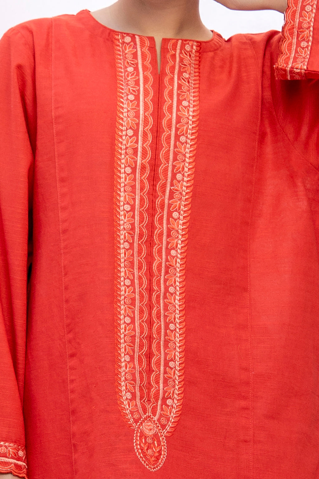 Embroidered Kurta Trouser - 1401
