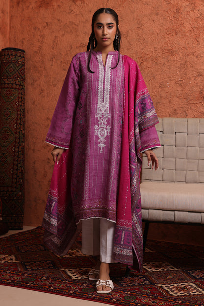 Embroidered Kurta Dupatta - 1406