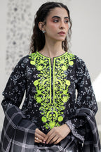 Embroidered Kurta Dupatta - 1525