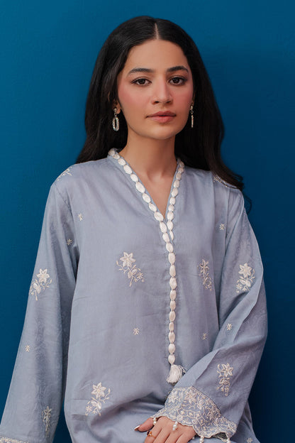 Embroidered Kurta Trouser - 3350