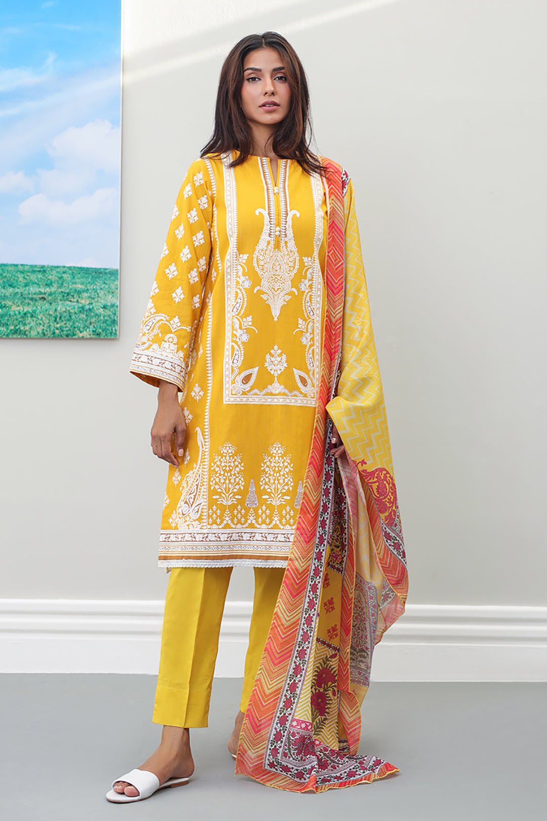 Kurta Dupatta Trouser - 1368