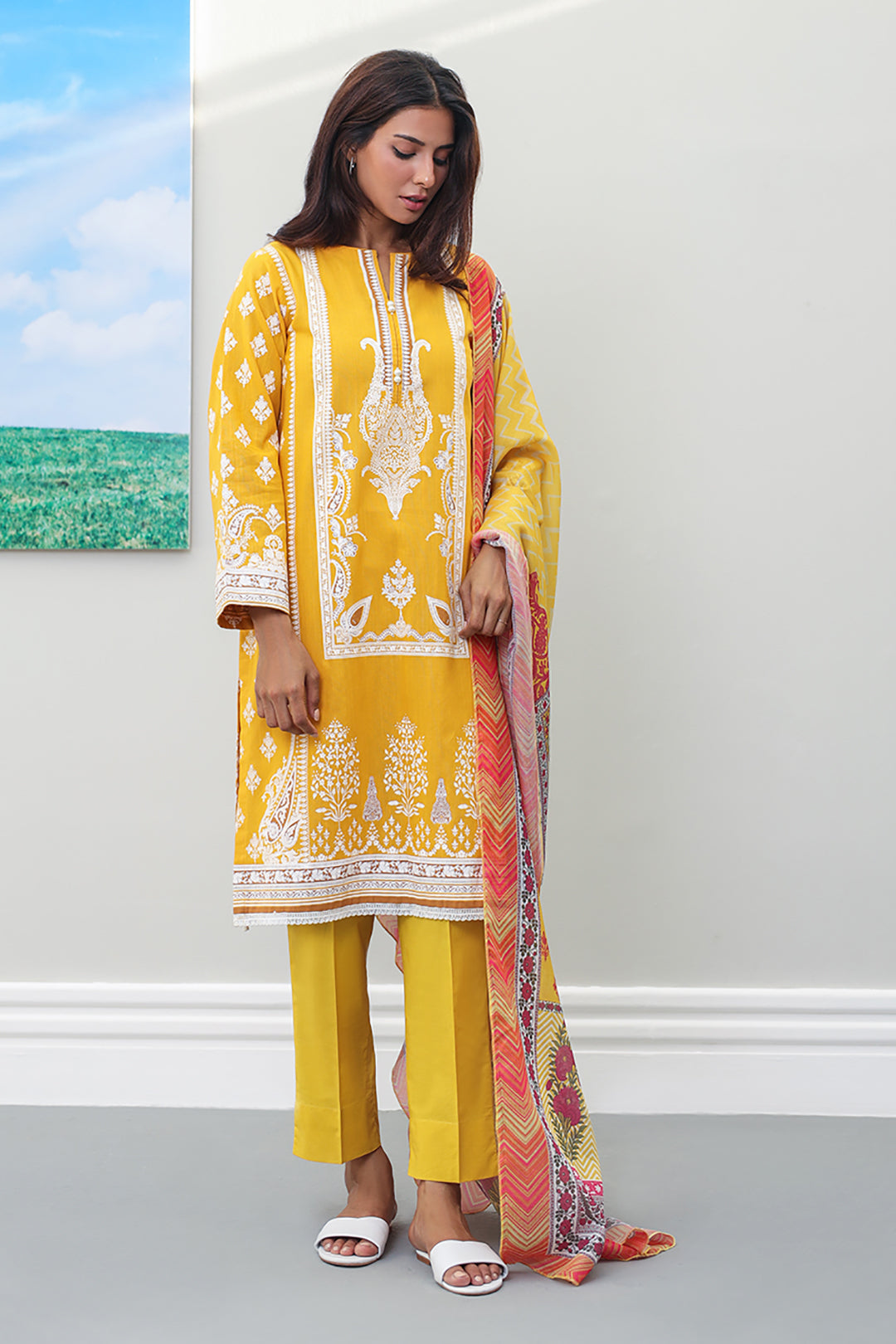 Kurta Dupatta Trouser - 1368