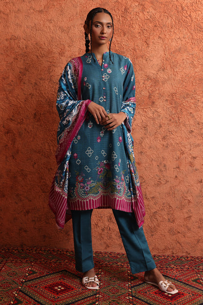 Kurta Shawl Trouser - 1456