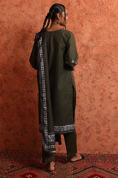 Kurta Shawl Trouser - 1460