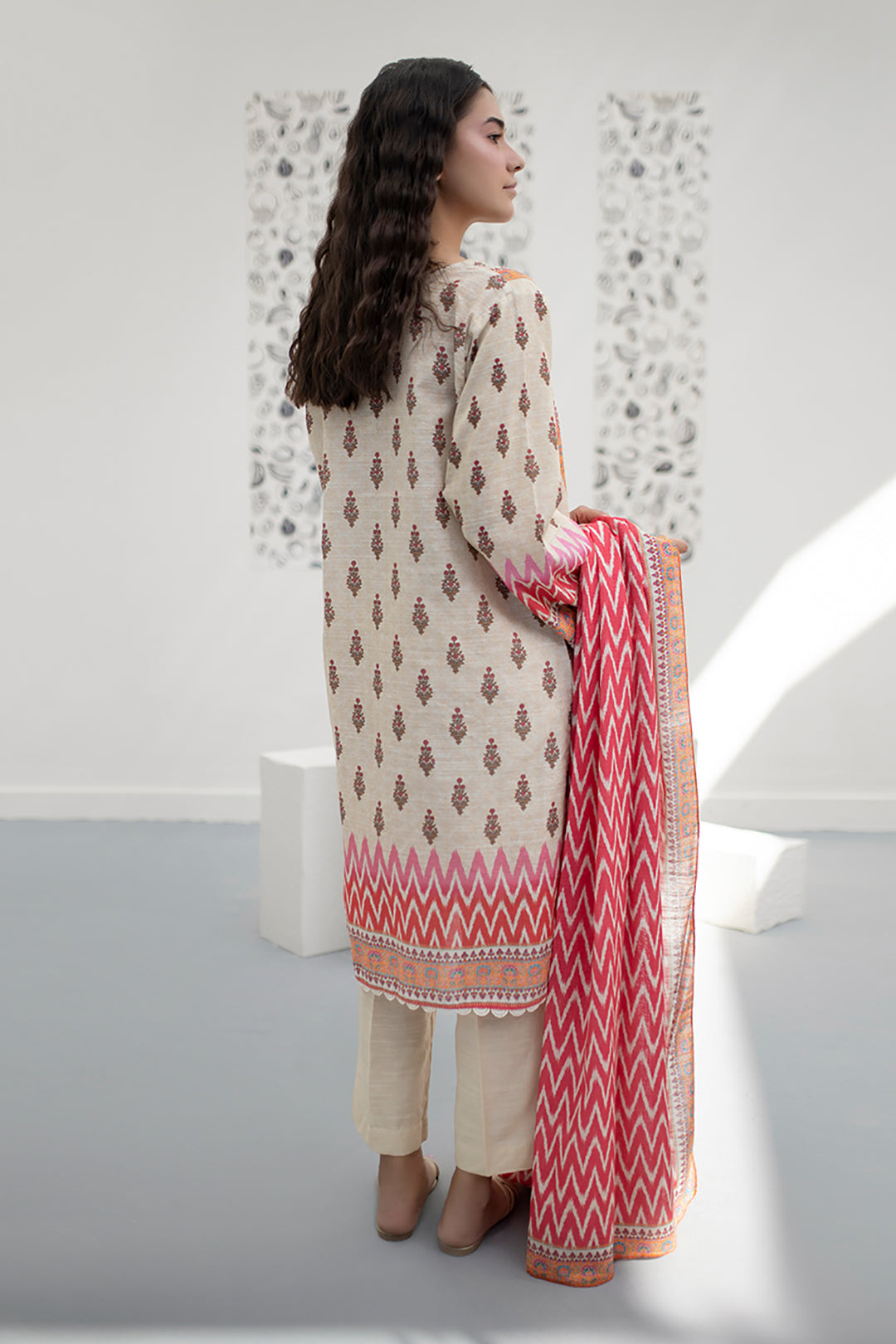 Kurta Dupatta Trouser - 1528