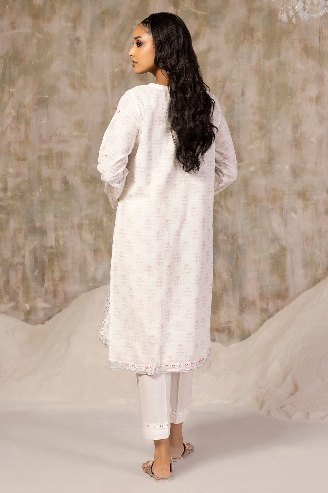 Embroidered Kurta - 2296
