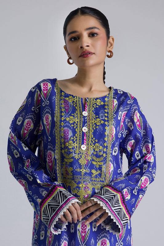 Embroidered Kurta - 3128