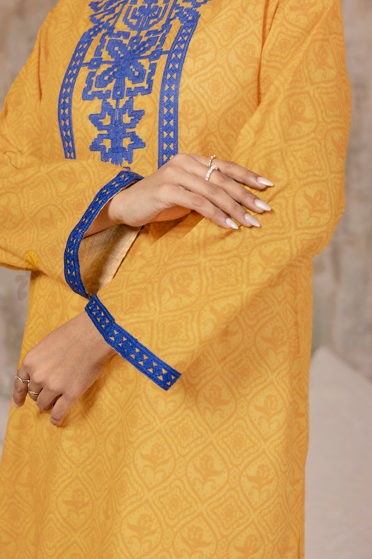 Embroidered Kurta - 3129