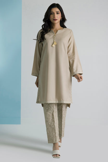 Embroidered Kurta Trouser - 1523