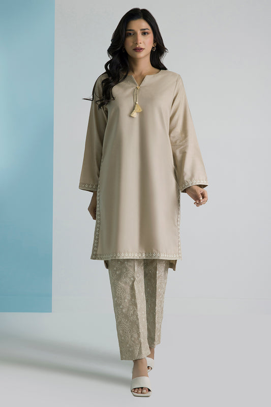 Embroidered Kurta Trouser - 1523