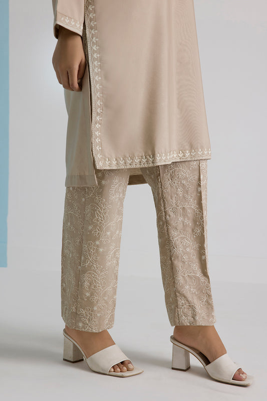 Embroidered Kurta Trouser - 1523