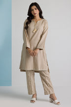 Embroidered Kurta Trouser - 1523