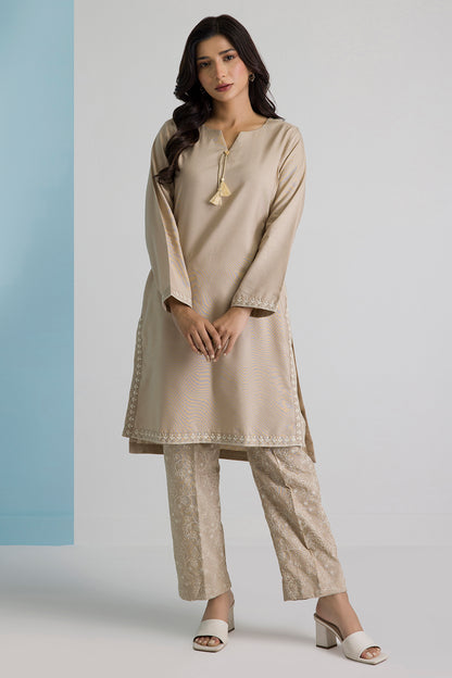 Embroidered Kurta Trouser - 1523