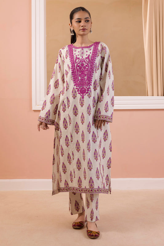 Embroidered Kurta Trouser - 2295