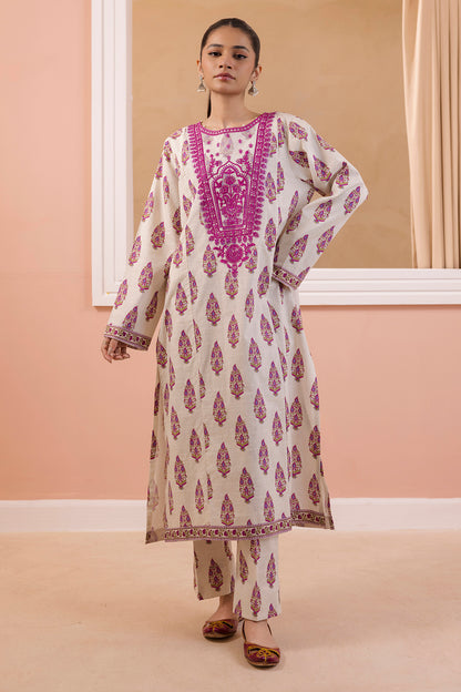 Embroidered Kurta Trouser - 2295