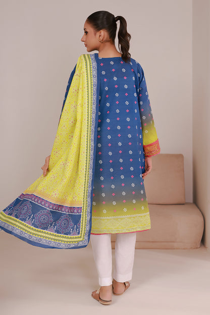 Embroidered Kurta Dupatta - 2936