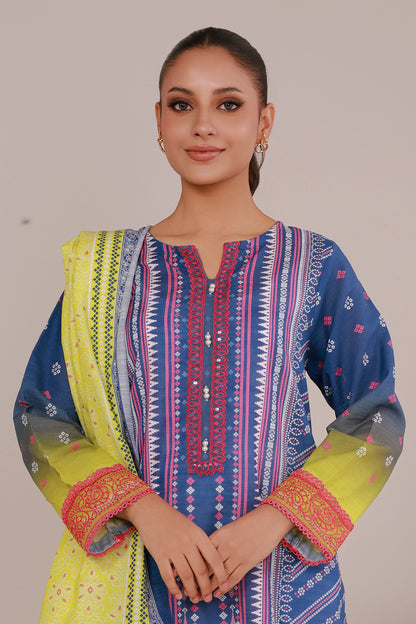 Embroidered Kurta Dupatta - 2936
