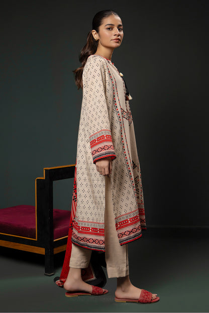 Embroidered Kurta Shawl - 2937