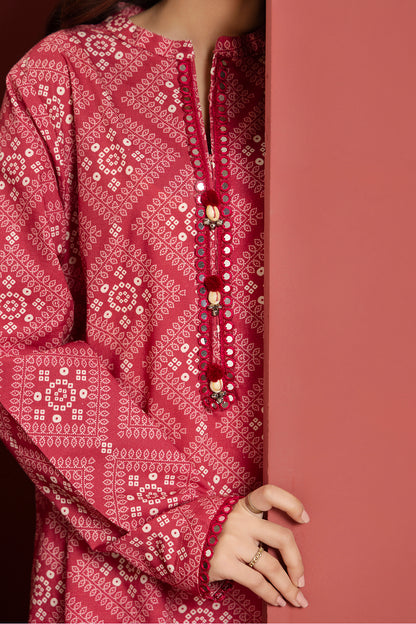 Embroidered Kurta Trouser - 2938