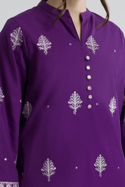 Embroidered Kurta Trouser - 2938