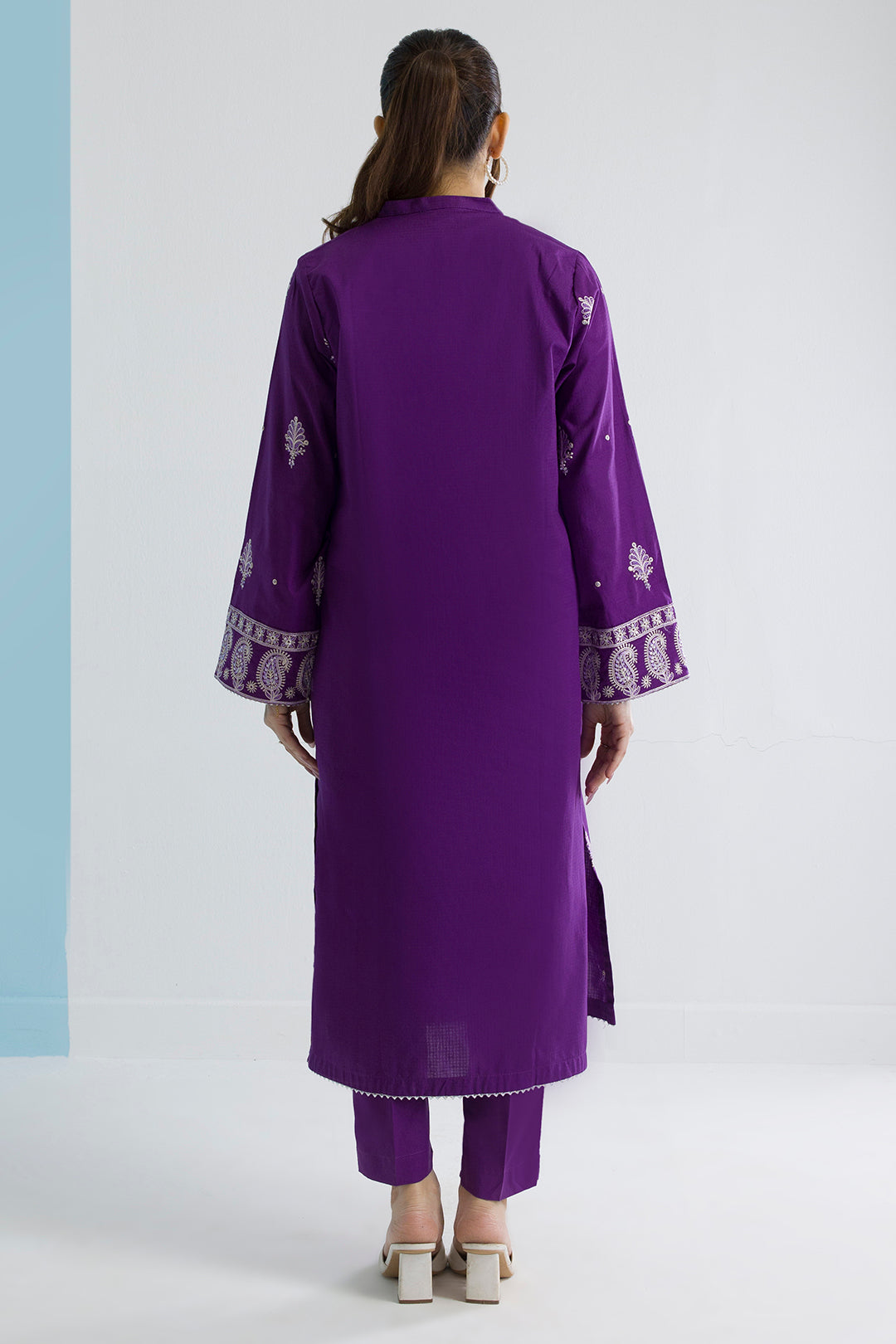 Embroidered Kurta Trouser - 2938