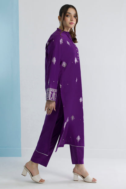 Embroidered Kurta Trouser - 2938