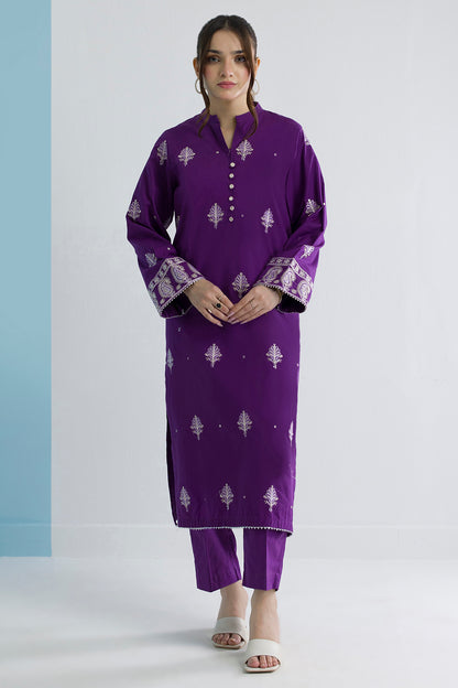 Embroidered Kurta Trouser - 2938