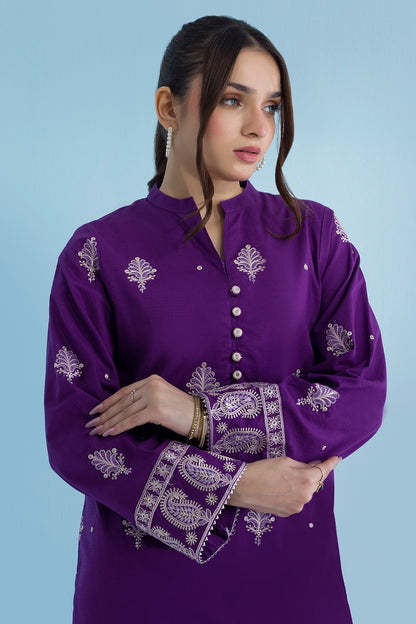 Embroidered Kurta Trouser - 2938