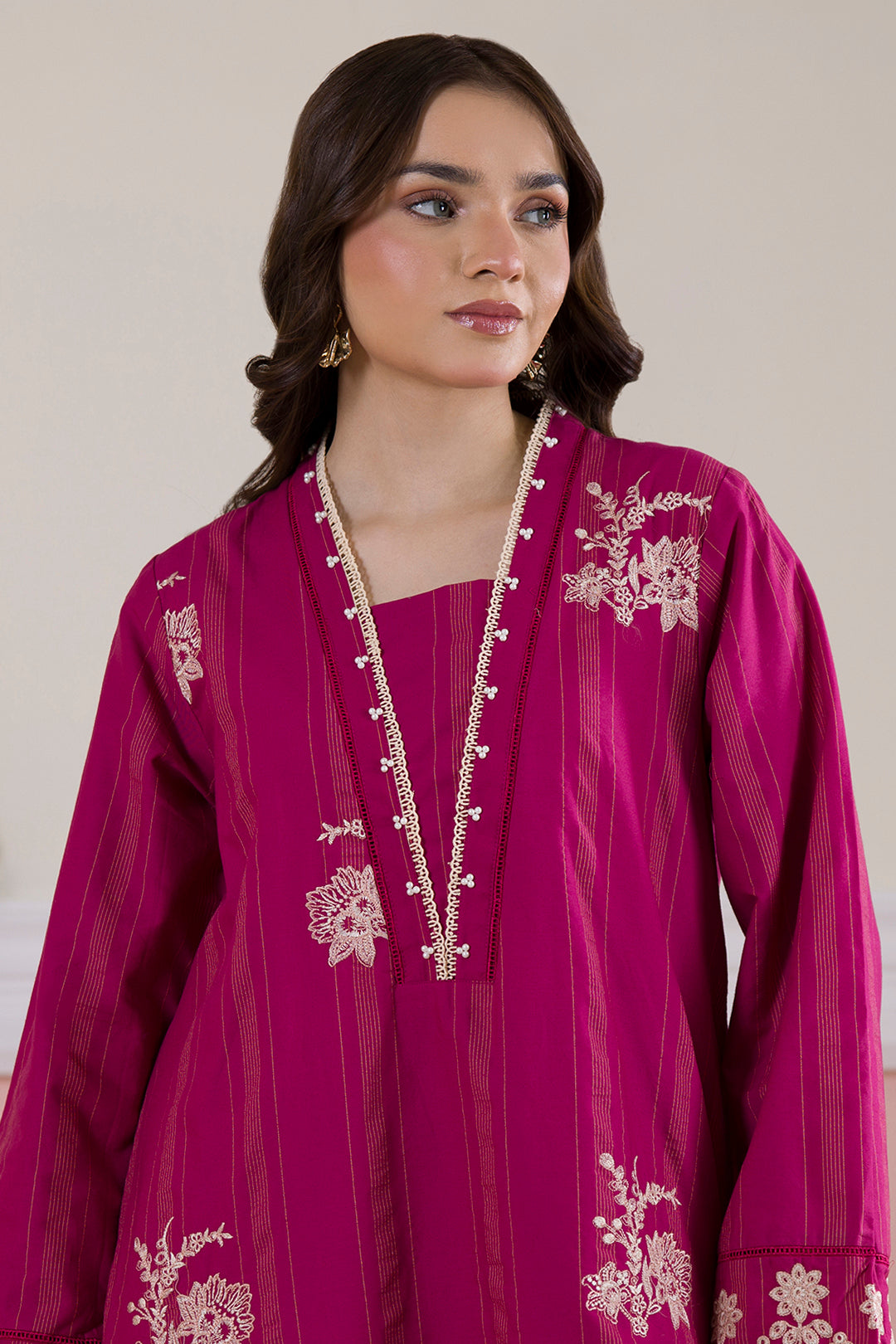 Embroidered Kurta Trouser - 2940