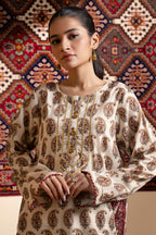 Embroidered Kurta Trouser - 3002